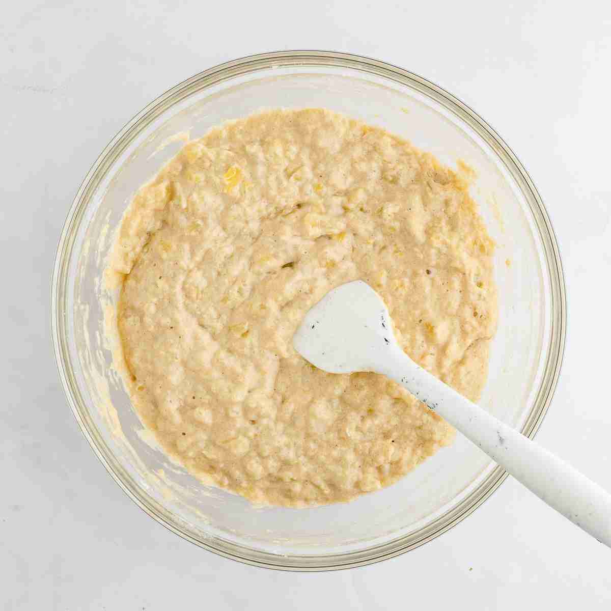 Finished batter for Granny Cake with fresh milled flour